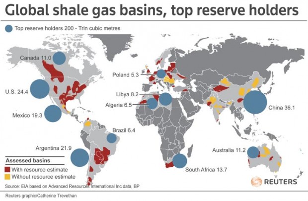 карта на залежите на шистов газ karta na zalejite na shistov gaz
