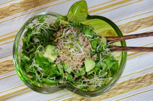"Zelena salata" - spanak, rukola, magdanoz, avokado, kulnove ...